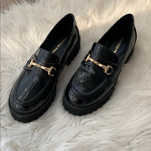 Princess Polly Shoes - Patent Loafer